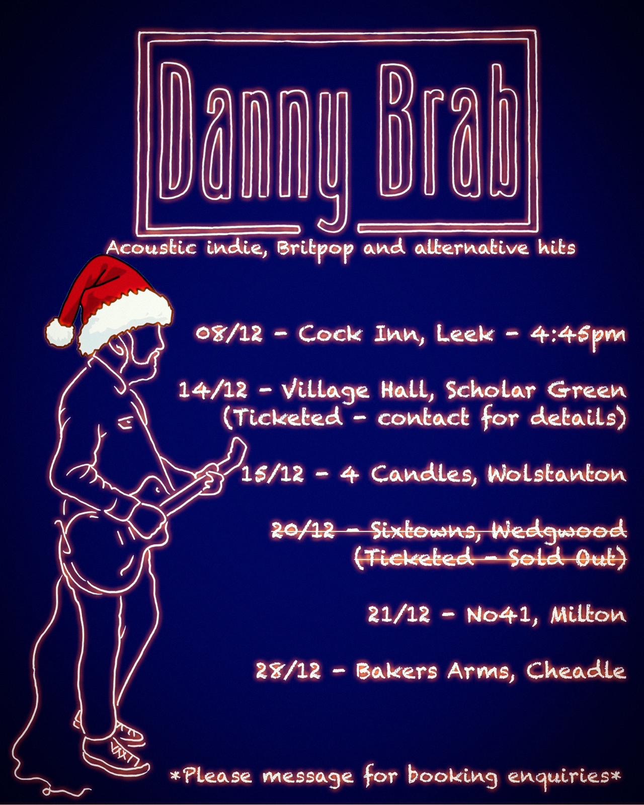 danny brab upcoming gigs